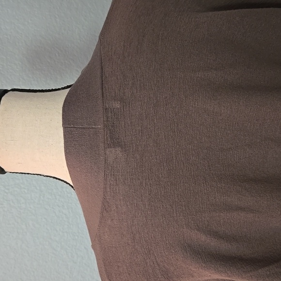 BABATON Aritzia Open Front Lucida Cardigan Lightweight Taupe Cocoon SZ Large - Picture 9 of 15